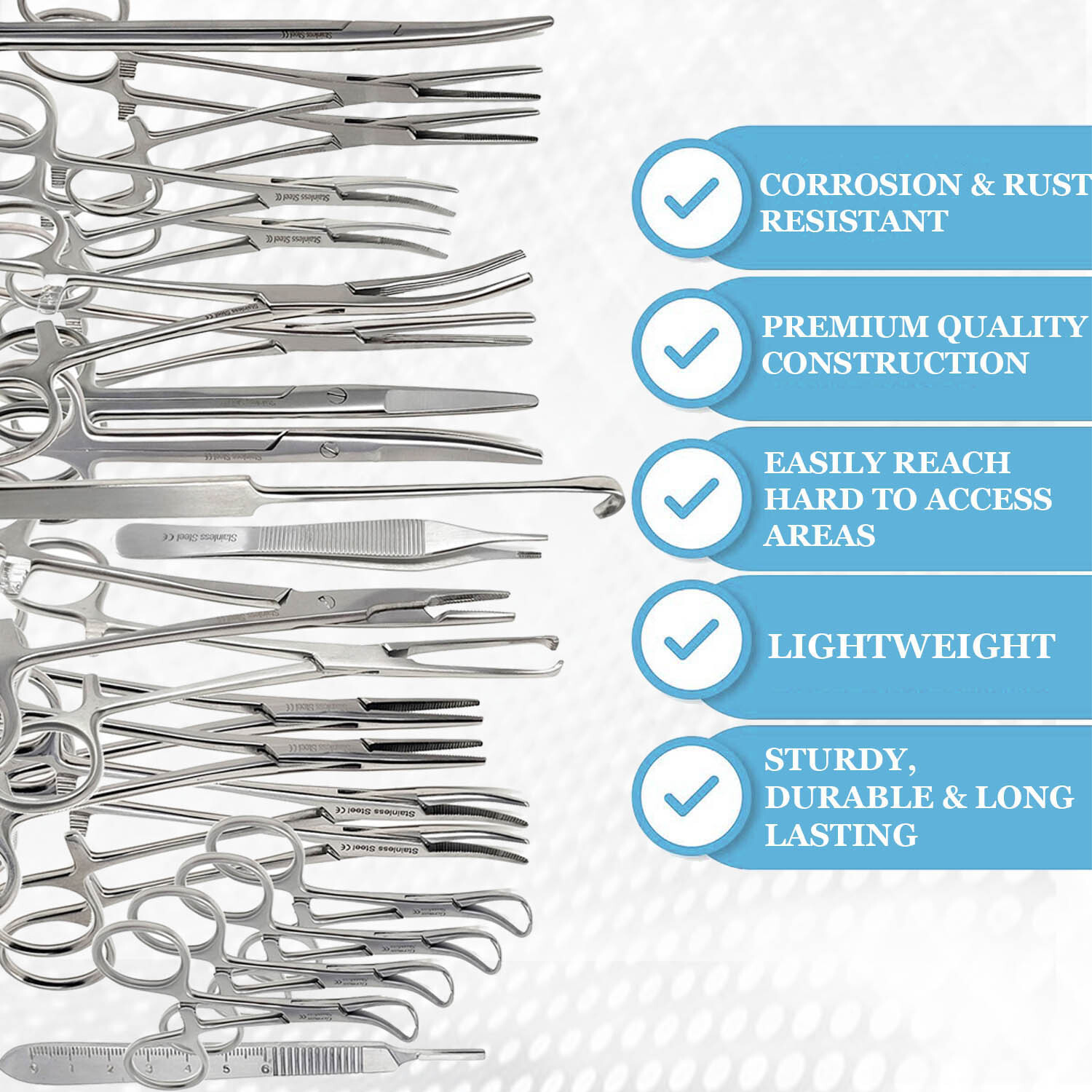 NEW 22pc Feline Spay Pack Kit Basic Surgery Instruments Stainless CE,Economy Set