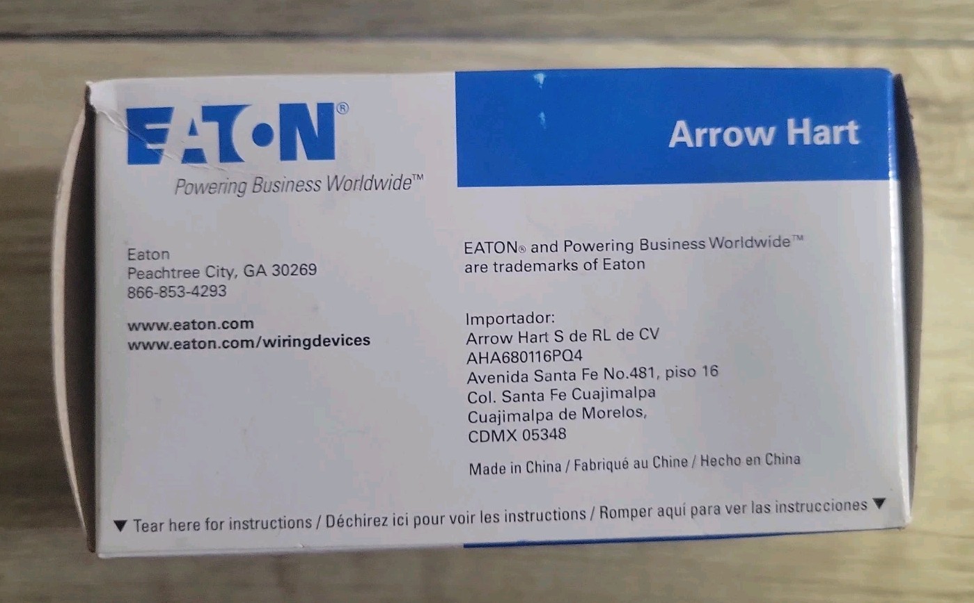 Eaton AHCL620P Twistlock Plug 20 Amp 250 Volt 3W Blue L6-20P (Lot of 6)