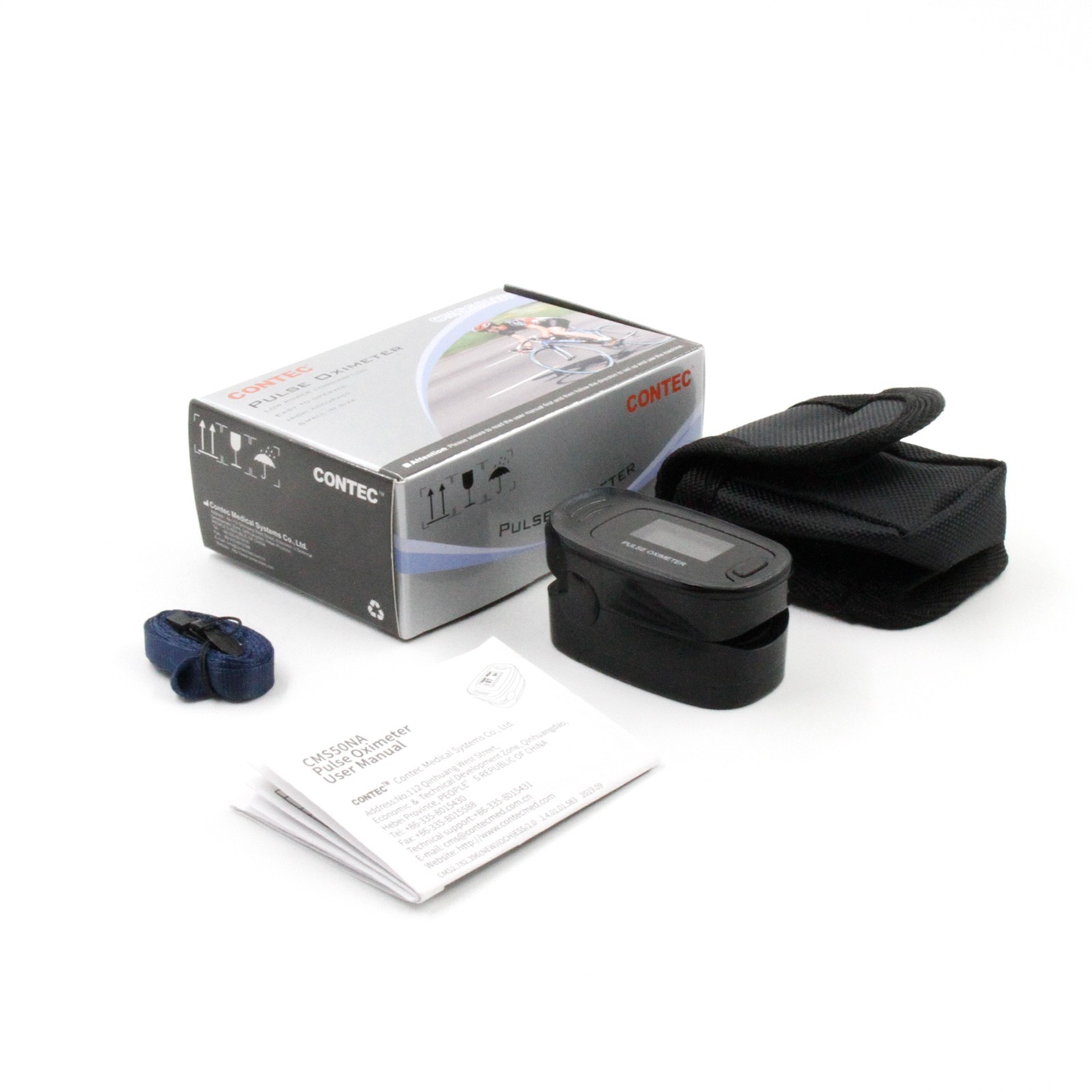 Fingertip Pulse Oximeter Blood Oxygen SpO2 Heart Rate Monitor Oxímetro de pulso