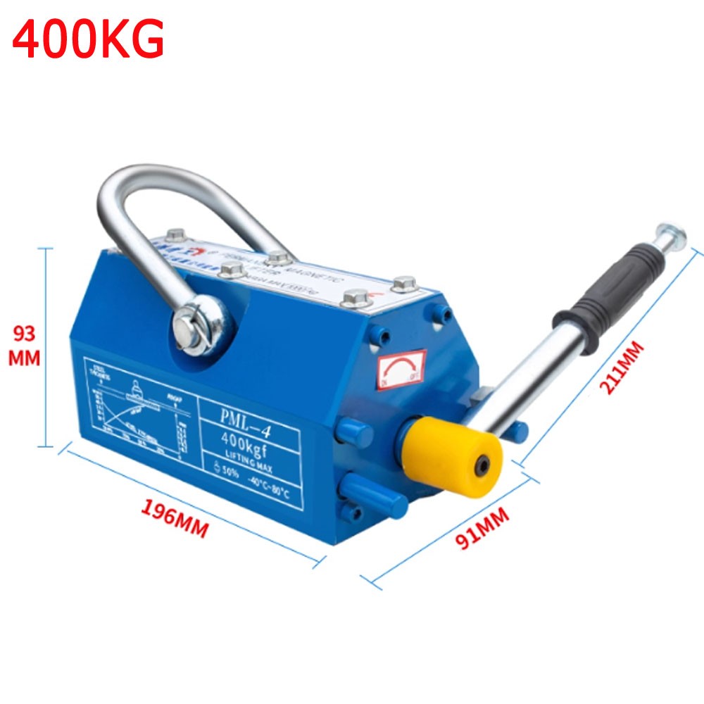 Permanent Magnetic Lifter 100KG / 200KG / 400KG / 600KG Lifting Magnet Blue
