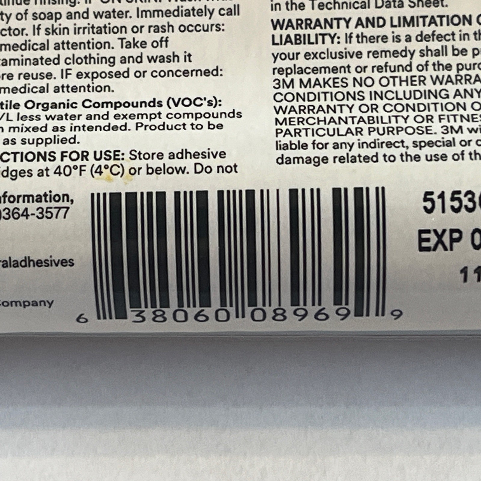 3M Scotch-Weld Low Odor Acrylic Adhesive DP810, Tan 48.5 mL Duo-Pak