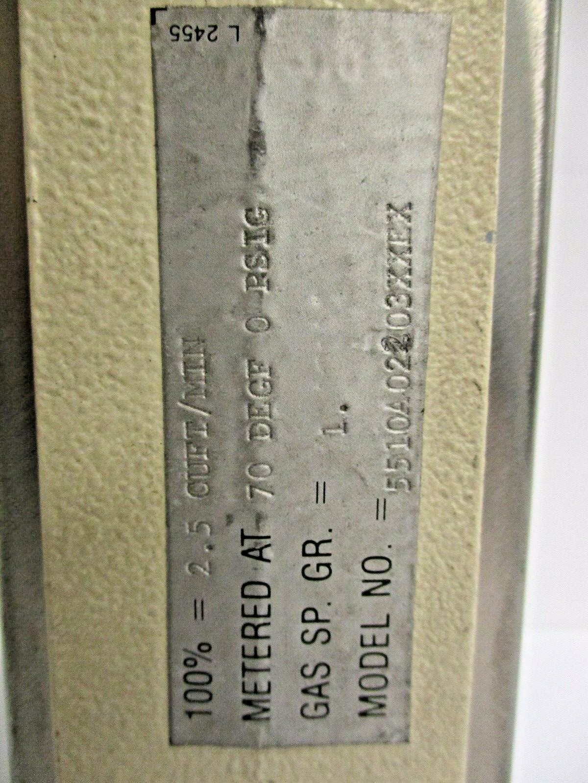 WALLACE & TIERNAN, FLOWMETER, 5510A02203XXEX