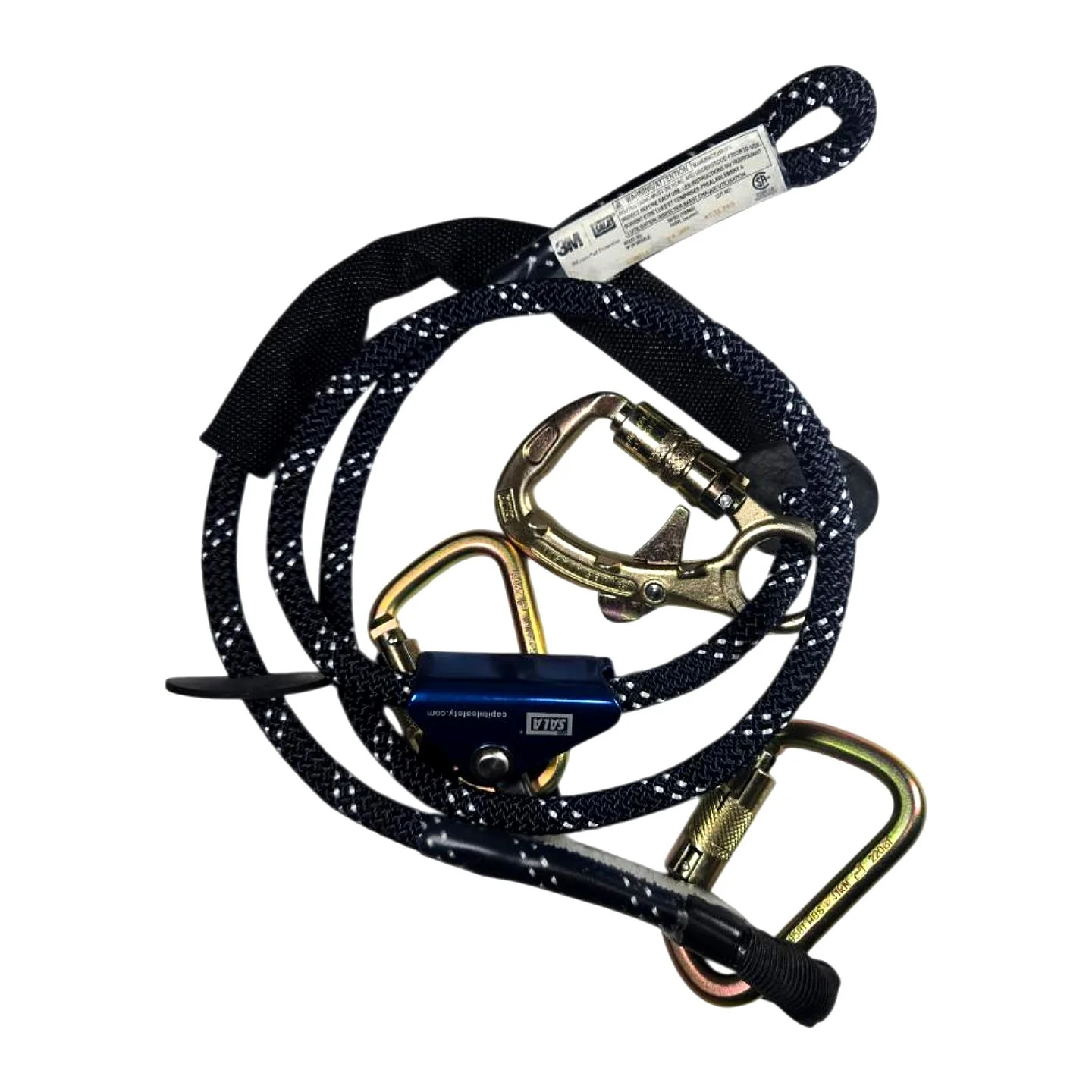 3M DBI-SALA 1200115 6 ft Adjustable Rope Positioning Lanyard New
