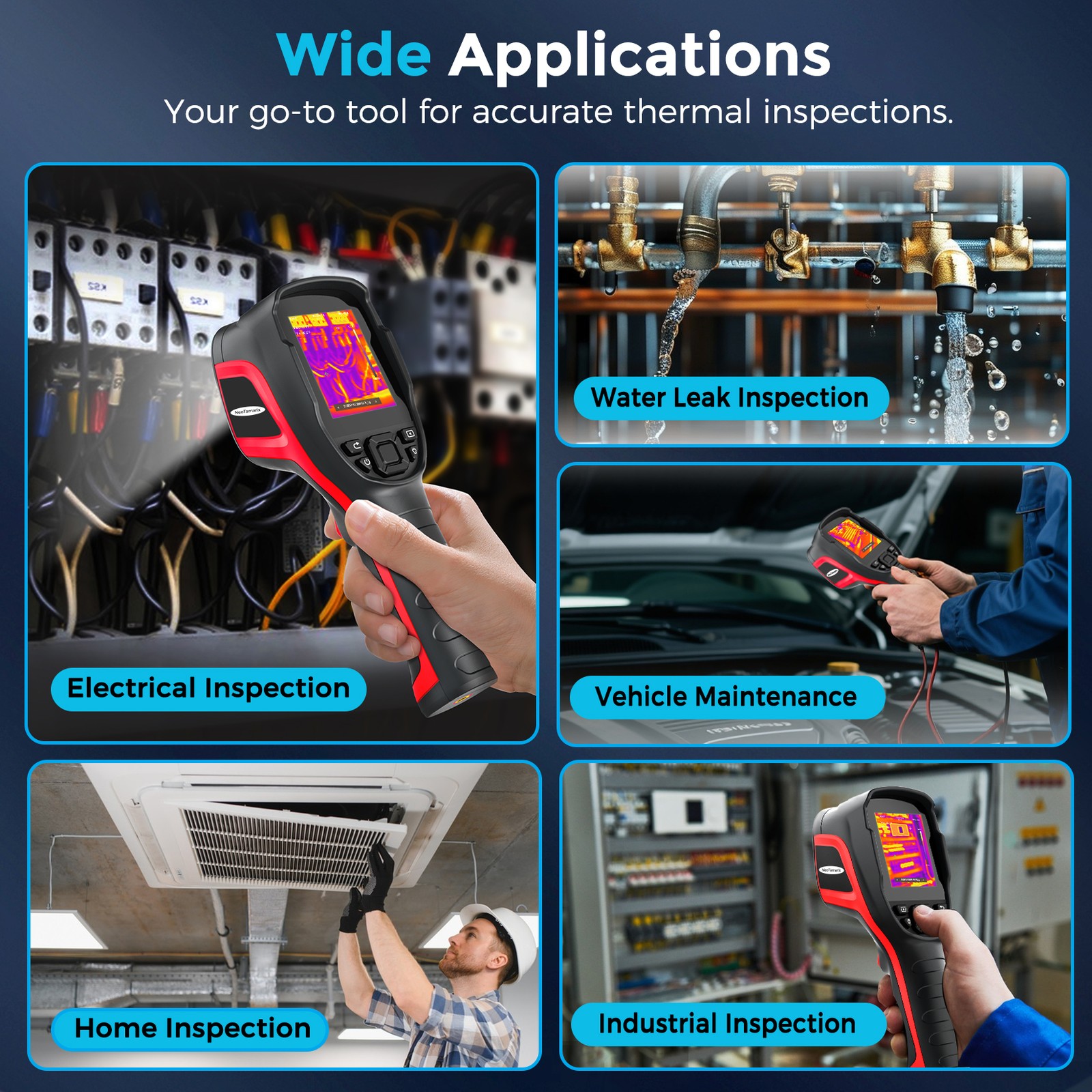 Infrared Thermal Imager 512×384 High-Res W/SD Card Support Video Recording