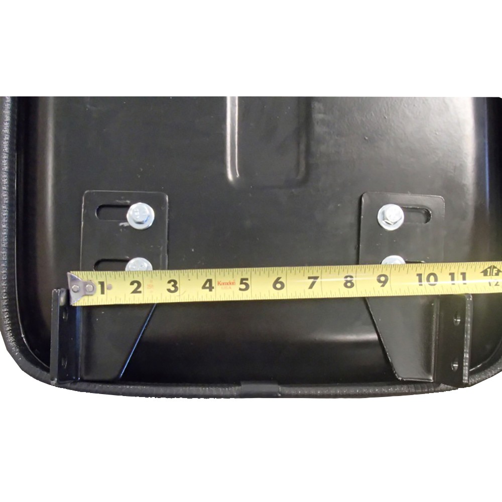 Compact Tractor Flip Seat with Brackets Fits Ford NH 1510 1710 1910 Black Vinyl