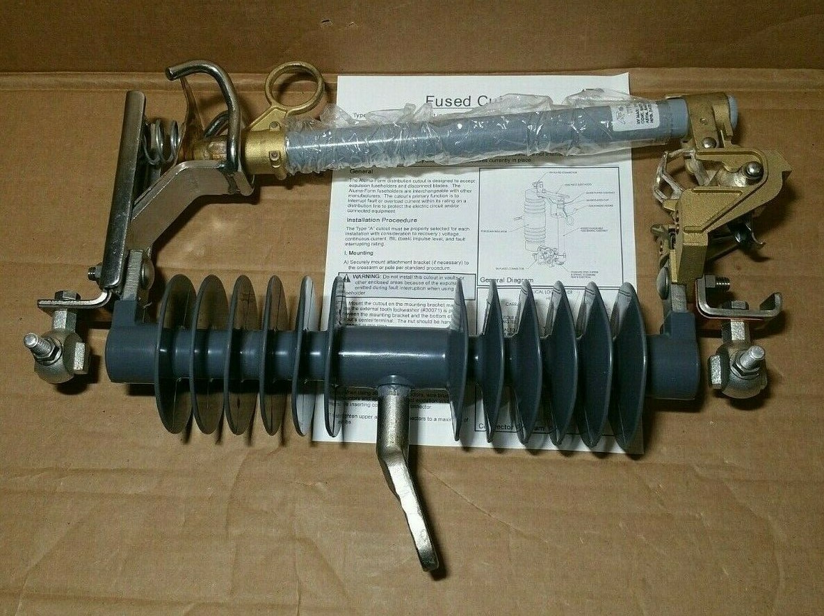 Stainless Steel 100A 27KV 125 BIL Type C Polymer Fused Cutout