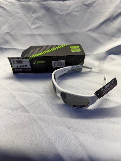 LIFT Safety Phantom Safety Glasses (White Frame/Polarized Lens) EPM-18WP