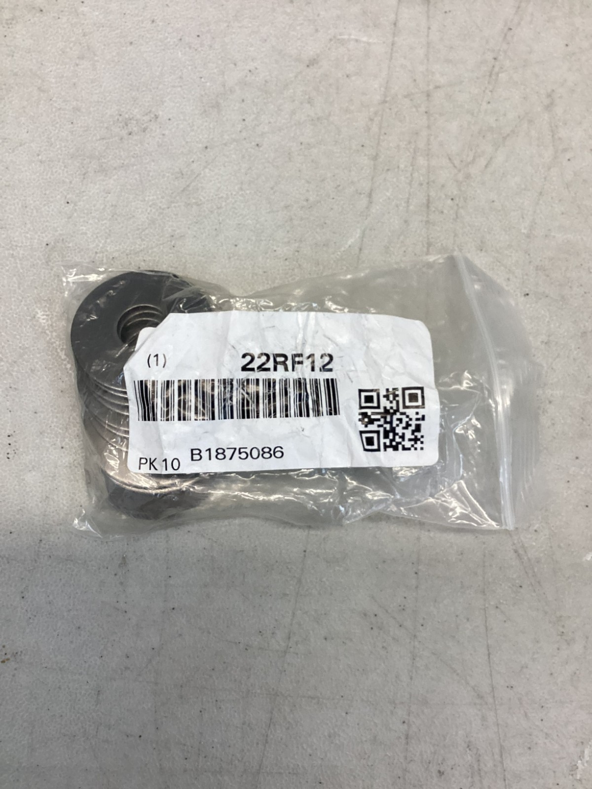Belleville Spring: 0.63 in I.D., 1.88 in O.D., Carbon Steel, 10 PK