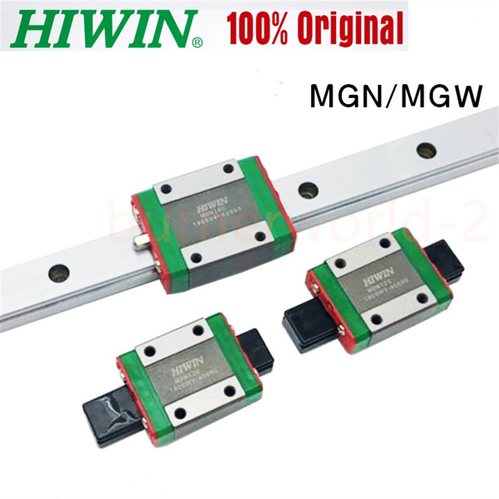 Hiwin MGN12H Linear Guides MGN Series Linear Bearings / 40mm to 2000mm Long