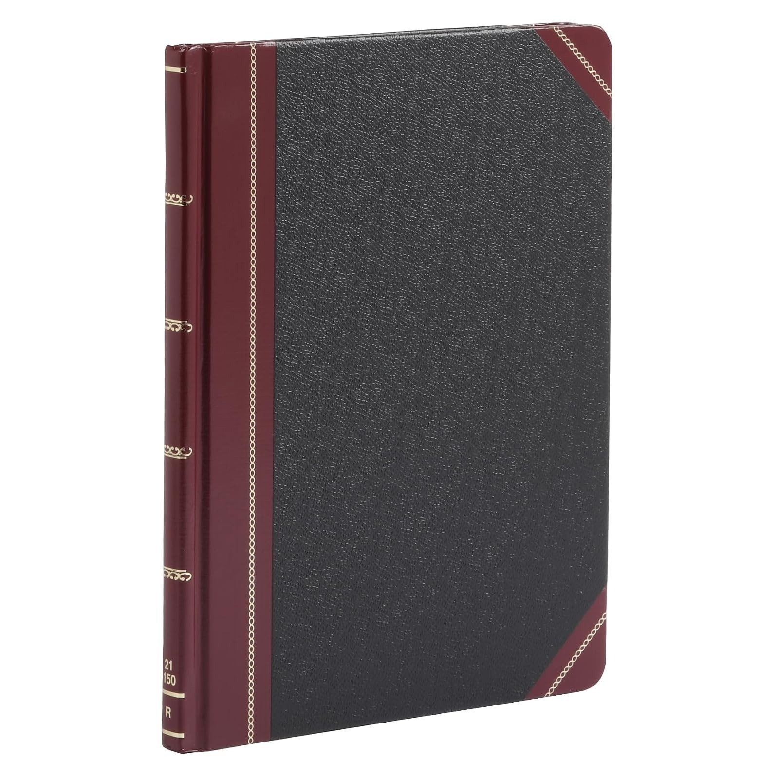 Boorum & Pease 21300R Columnar Book – 300 Pages, Waterproof, Black