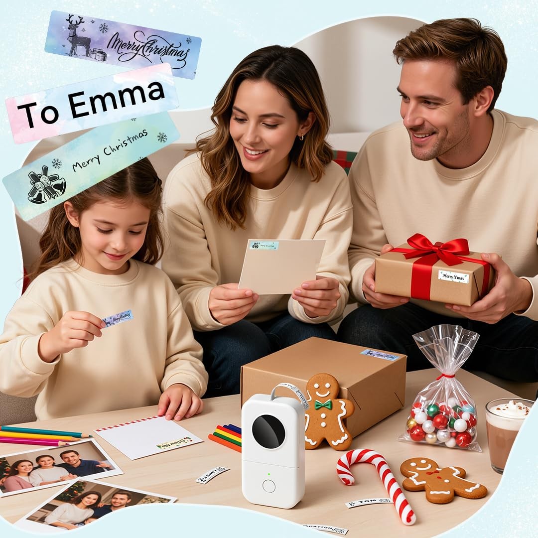 Phomemo Label Maker D30 Bluetooth Mini Label Maker Machine Small Portable