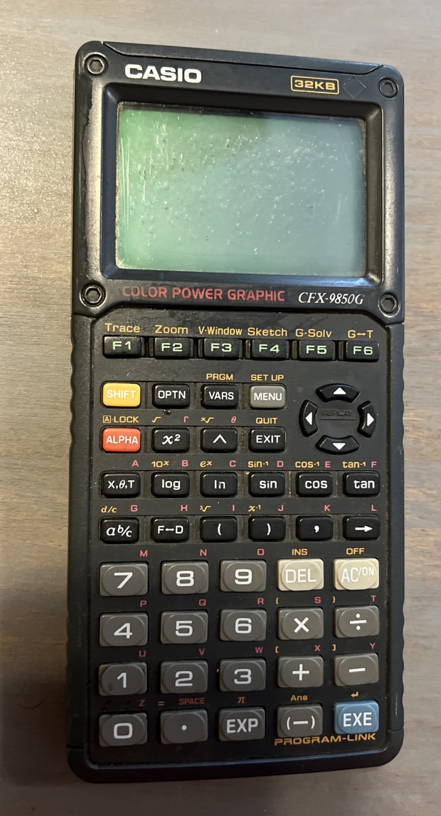 Casio CFX-9850G 32KB Color Power Graphic Calculator – TESTED WORKS Graphing
