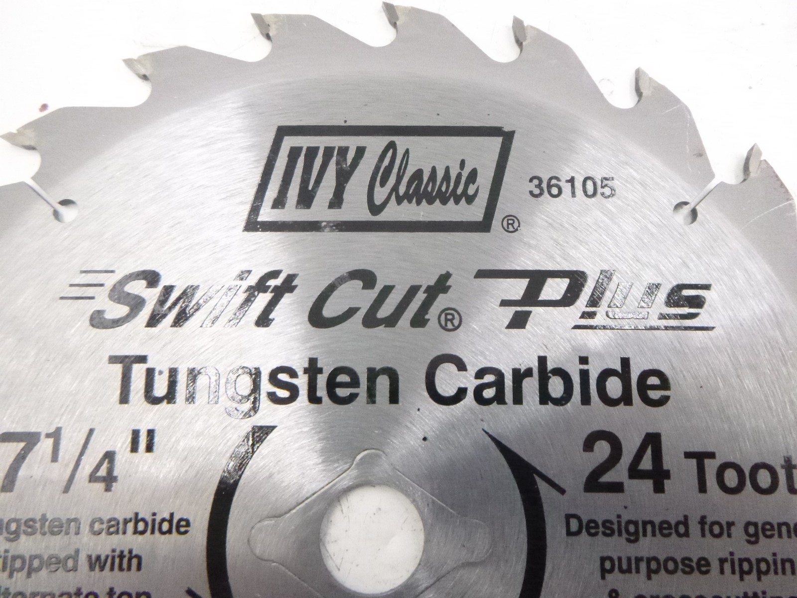 4 Pack Ivy Classic 7-1/4″Swift Cut Plus Blade 36105 TungstenCarbide 24T For Wood