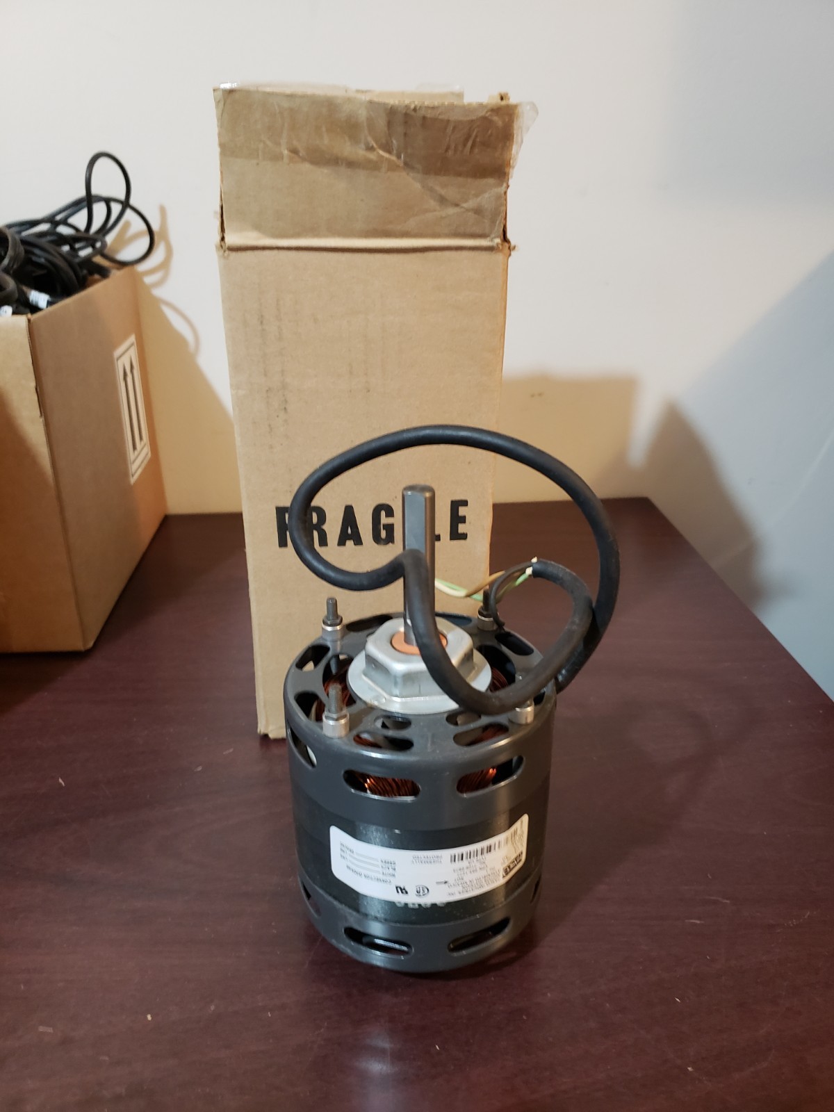 Fasco 993-1277, eMotorteK, 1/8 Hp, 1550 Rpm, 115 Volts, 7108-6873, Ball, NEW