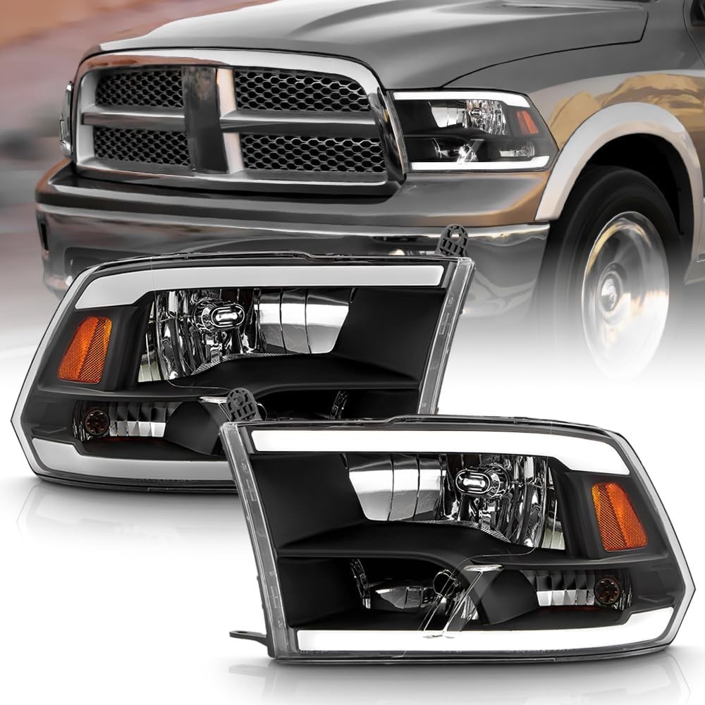 – for 2009-2018 Dodge Ram 1500 2500 3500 Upgrade LED Tube Headlights Headlamps P