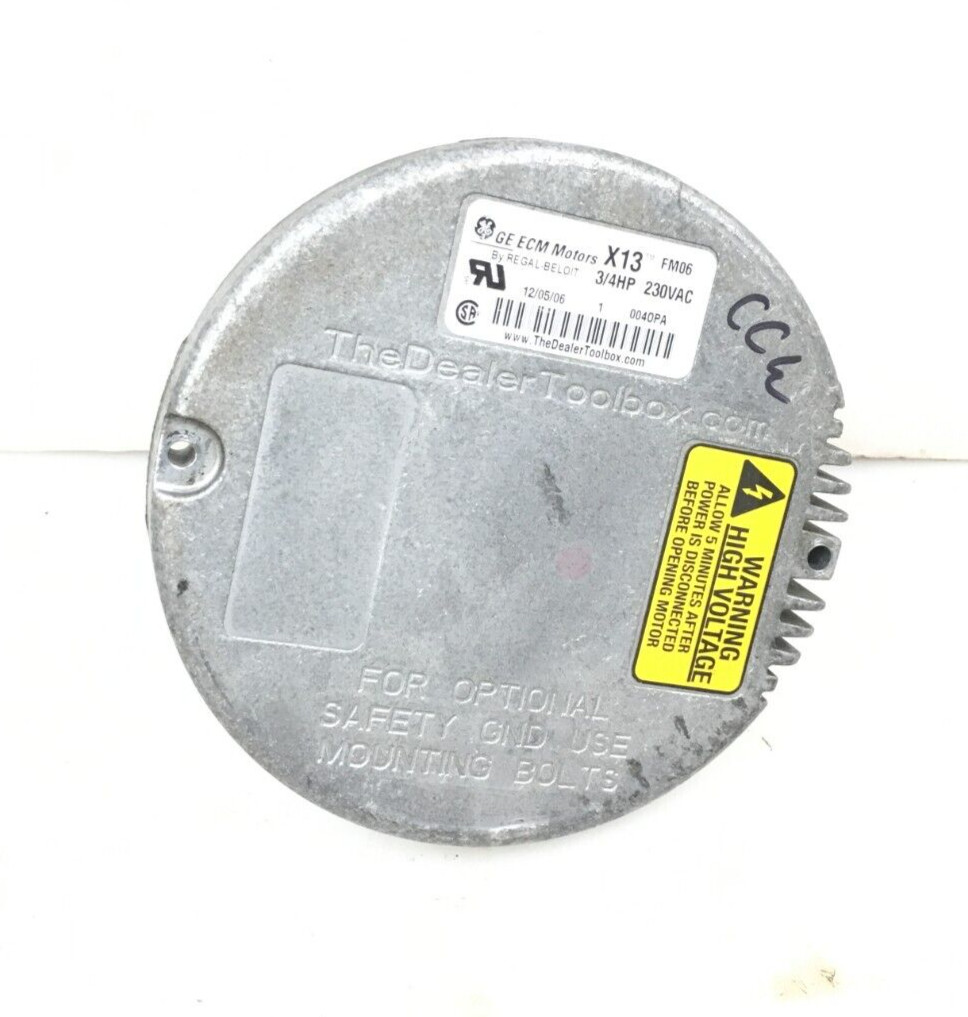 GE X13 ECM FM06 230VAC 3/4HP Module ONLY CCW Lead End rotation used #Z587