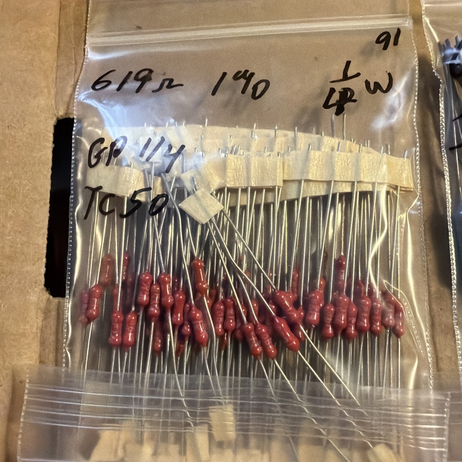 450pc Group Lot Of RESISTORS Dale & Other Mfg Look At Pictures New & Used #8