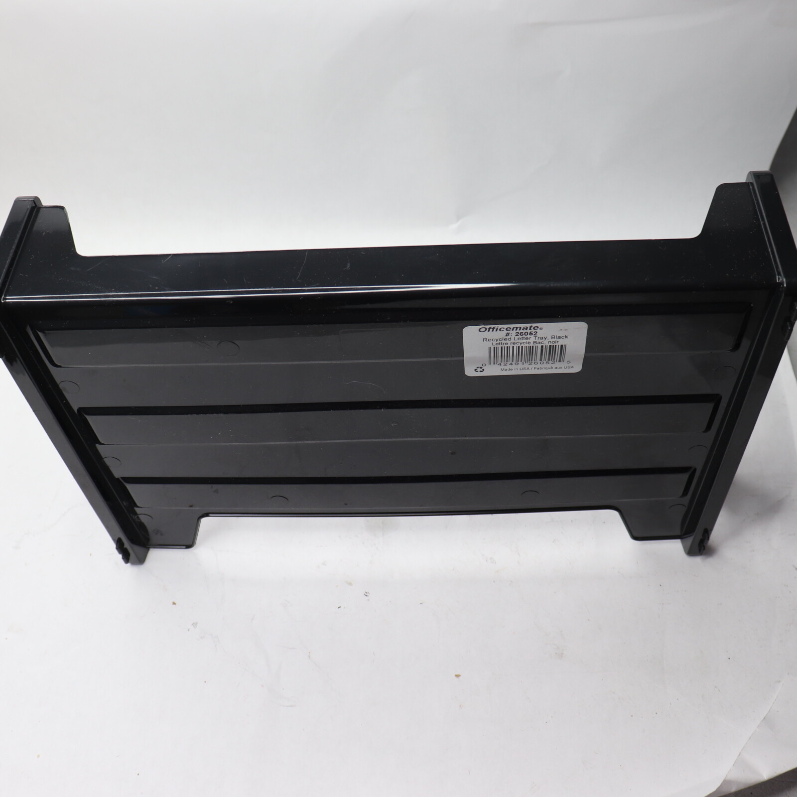 OfficeMate Letter Tray Recycled Plastic 2.8″ Height x 13.2″ Width x 9″ Depth