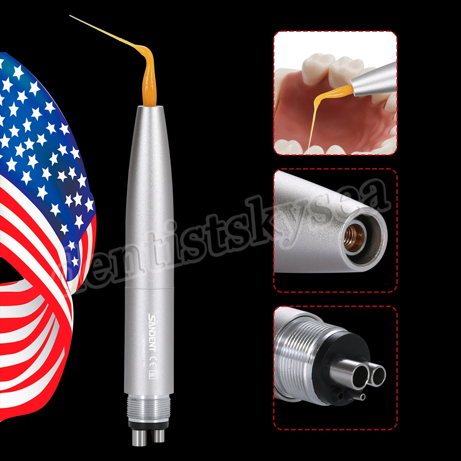 Dental Endo Irrigation Tip Irrigator VDW EDDY KaV NSK Air Scaler Handpiece Tips