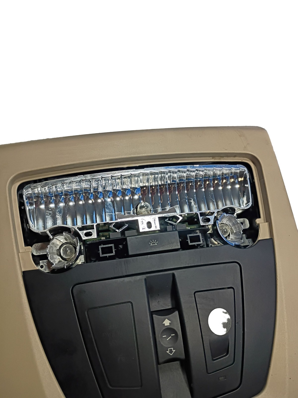 BMW F10 5 Series Front Overhead Dome Light Sunroof Switch Beige 2011-2016