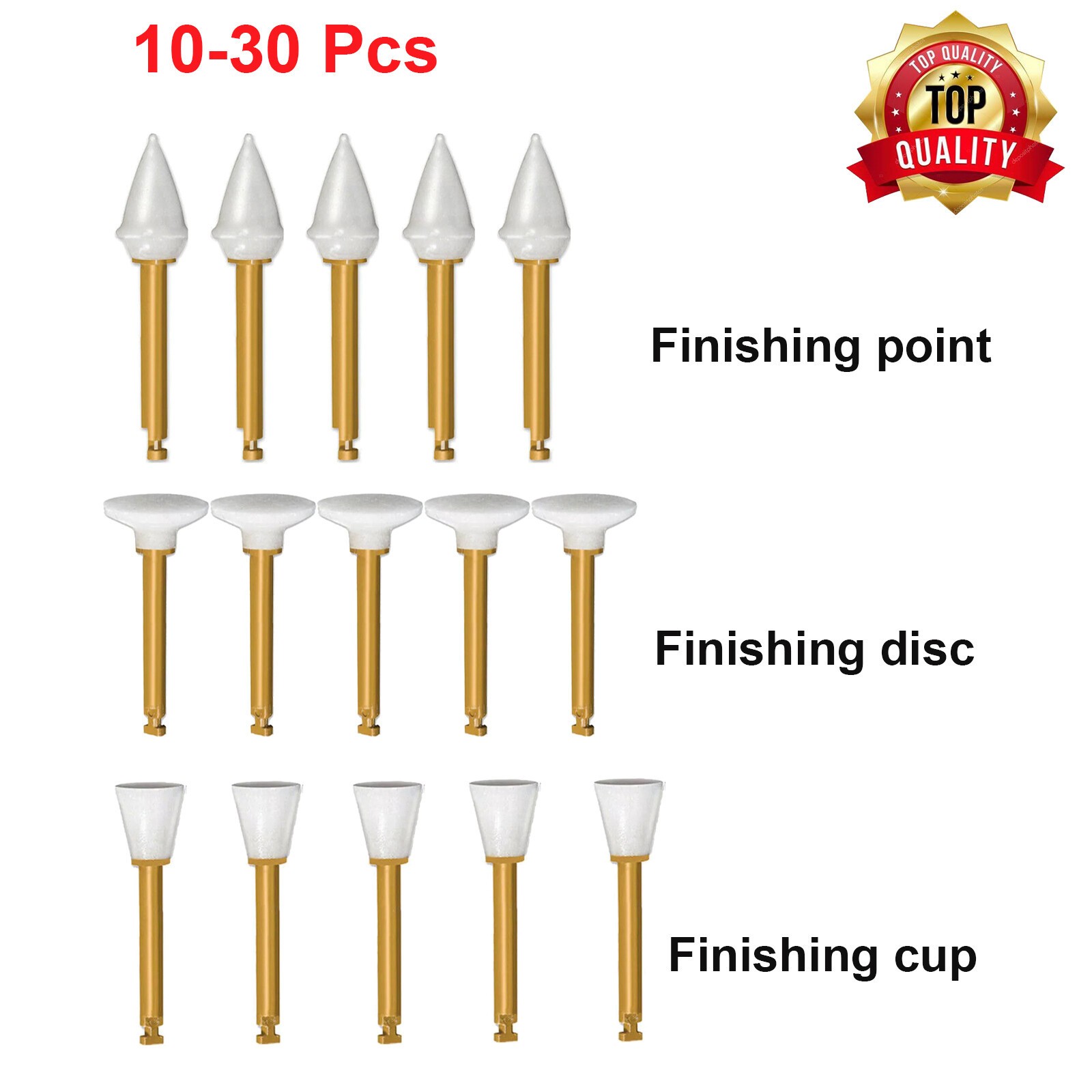 100% Dental ENHANCE Style Composite Polishing Finishing RA Cups/Points/Disc D&S
