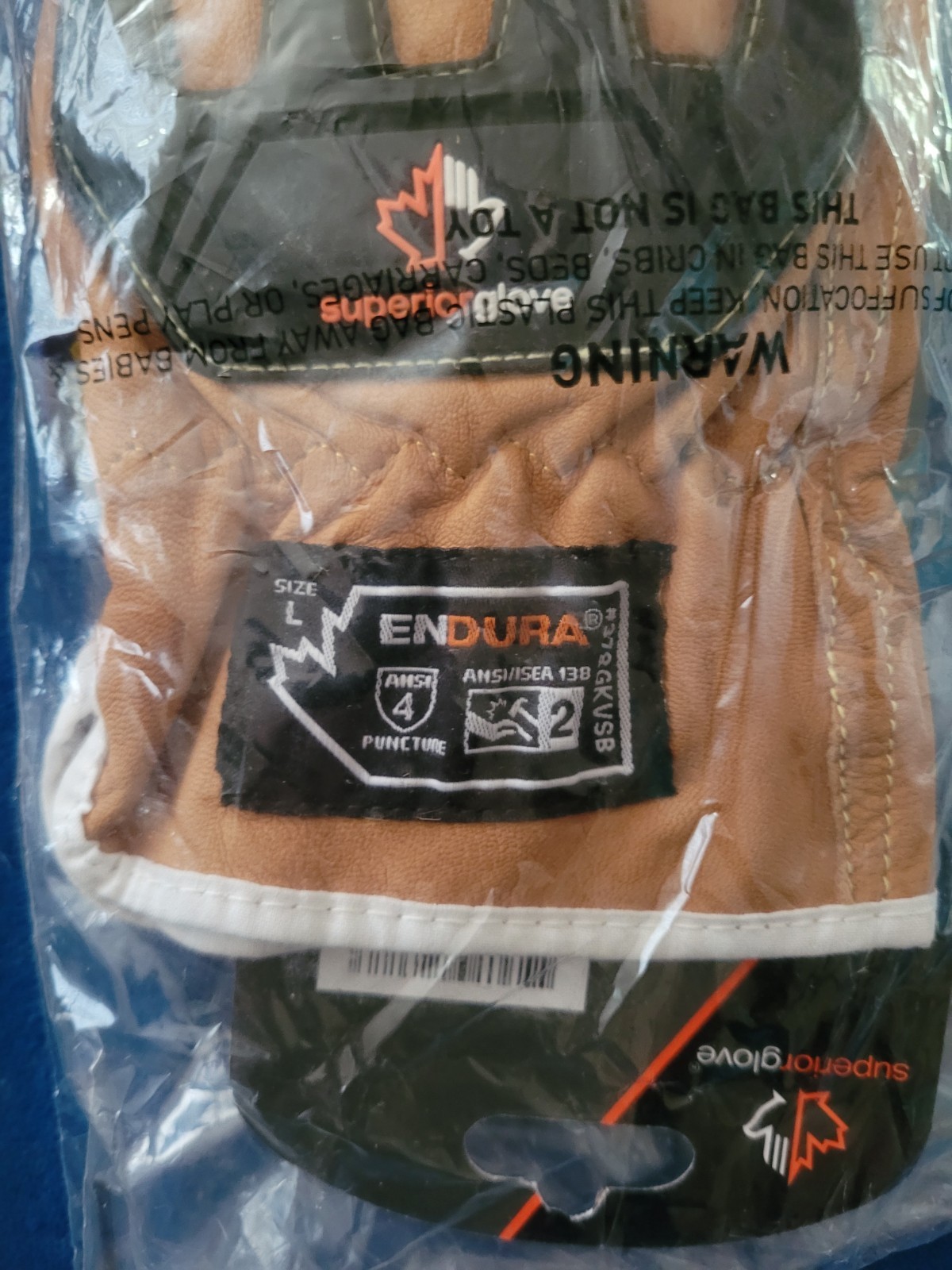 Superior Glove #378GKVSB Endura Size L