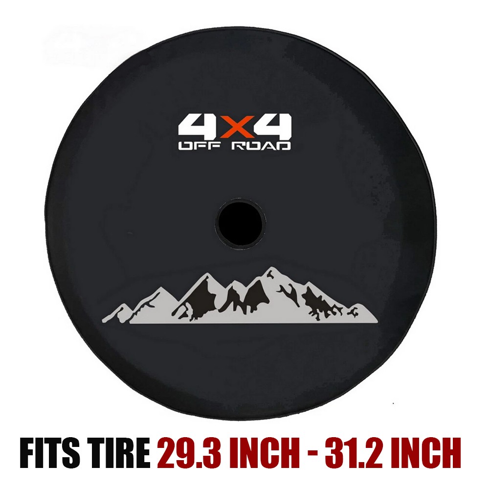 For Jeep Wrangler JL, Sport & Sahara Rubicon Spare Tire Cover with Camera Hole