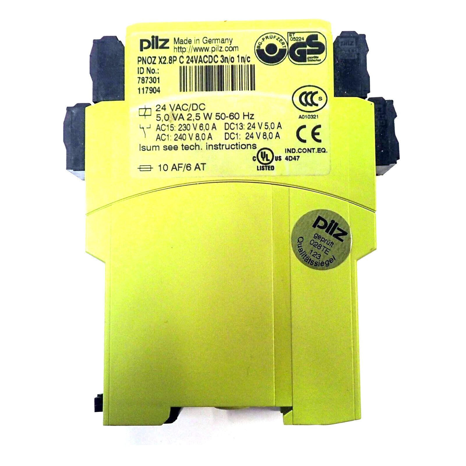 New In Box PILZ PNOZ X2.8P C787301 787301 Safety Relay
