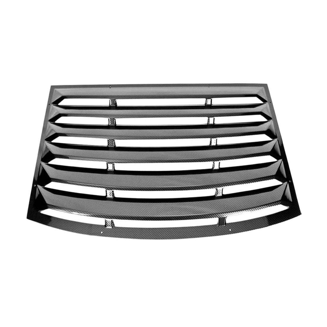 Camaro 2010-2015 Carbon Fiber Print Rear Window Louvers Sun Vent Cover