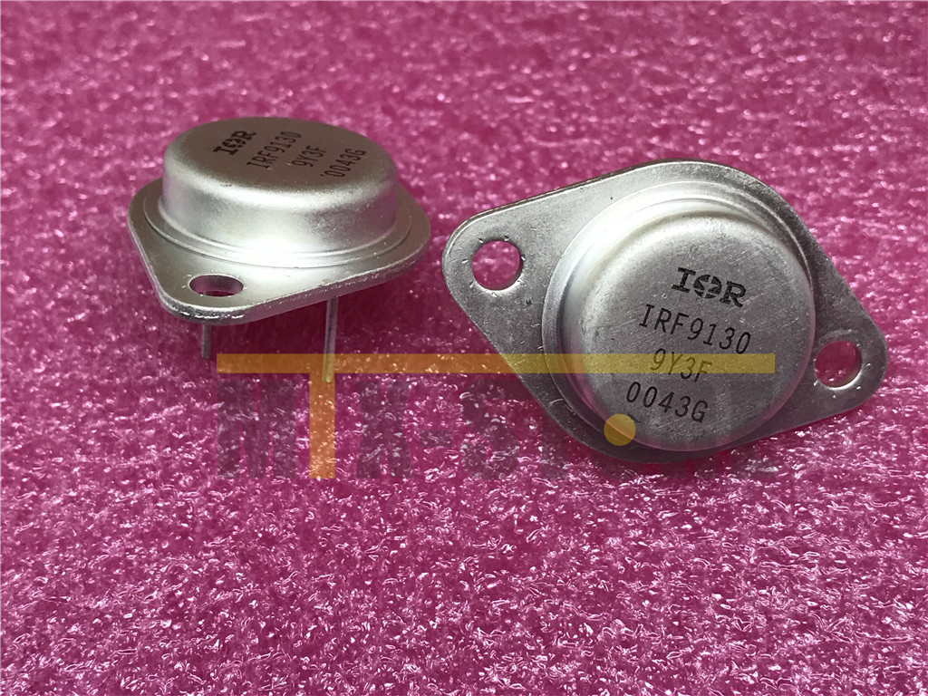 5PCS IRF9130 12A’ 100V’ 0,3ohm’ P-CHANNEL’ Si’ POWER’ MOSFET’ TO-204AA