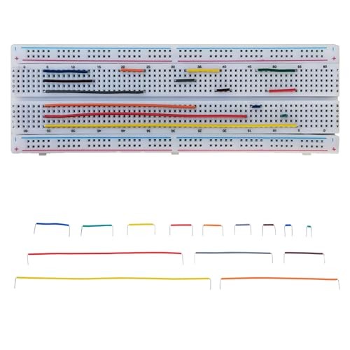 840 Pcs Breadboard Jumper Wires Kit, 14 Lengths, Multicolor, Pre-Stripped, Solde