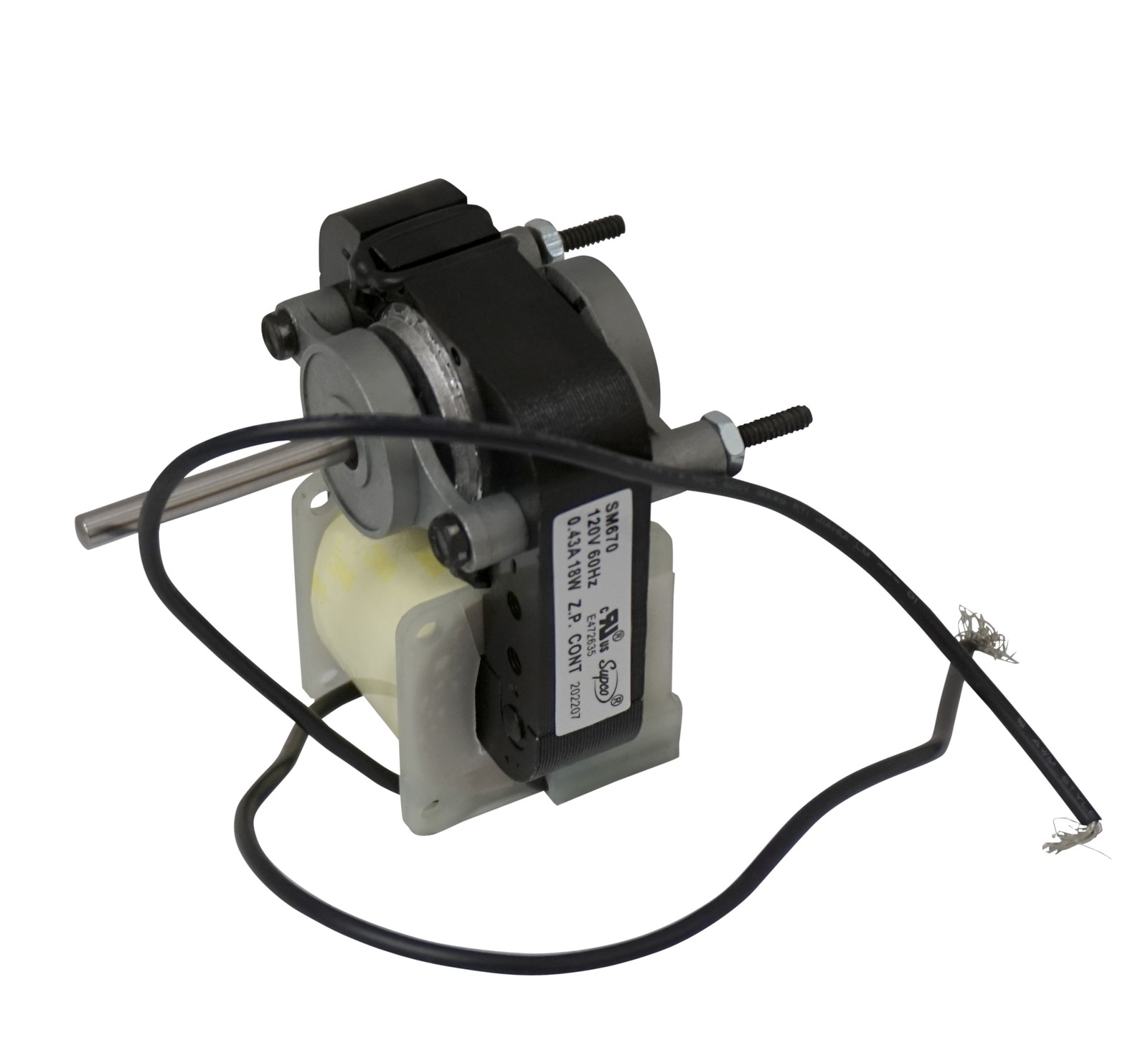 Utility Motor Kit, 120 V, 3000RPM, 60Hz, AP4503245, PS4095955, SM670