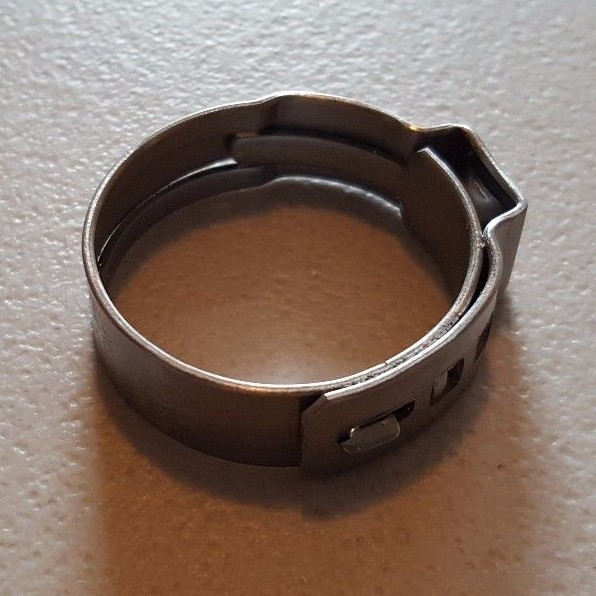 100 Pieces 1″ Stainless Steel Pex Cinch Clamps, 1 Inch Stainless Steel Ring