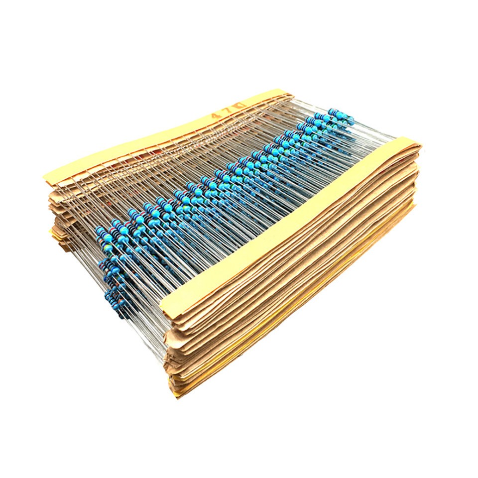 500 PCS 1/4W 0.25W Metal Film Resistor ±1%- Full Range of Values (0Ω to 10MΩ)