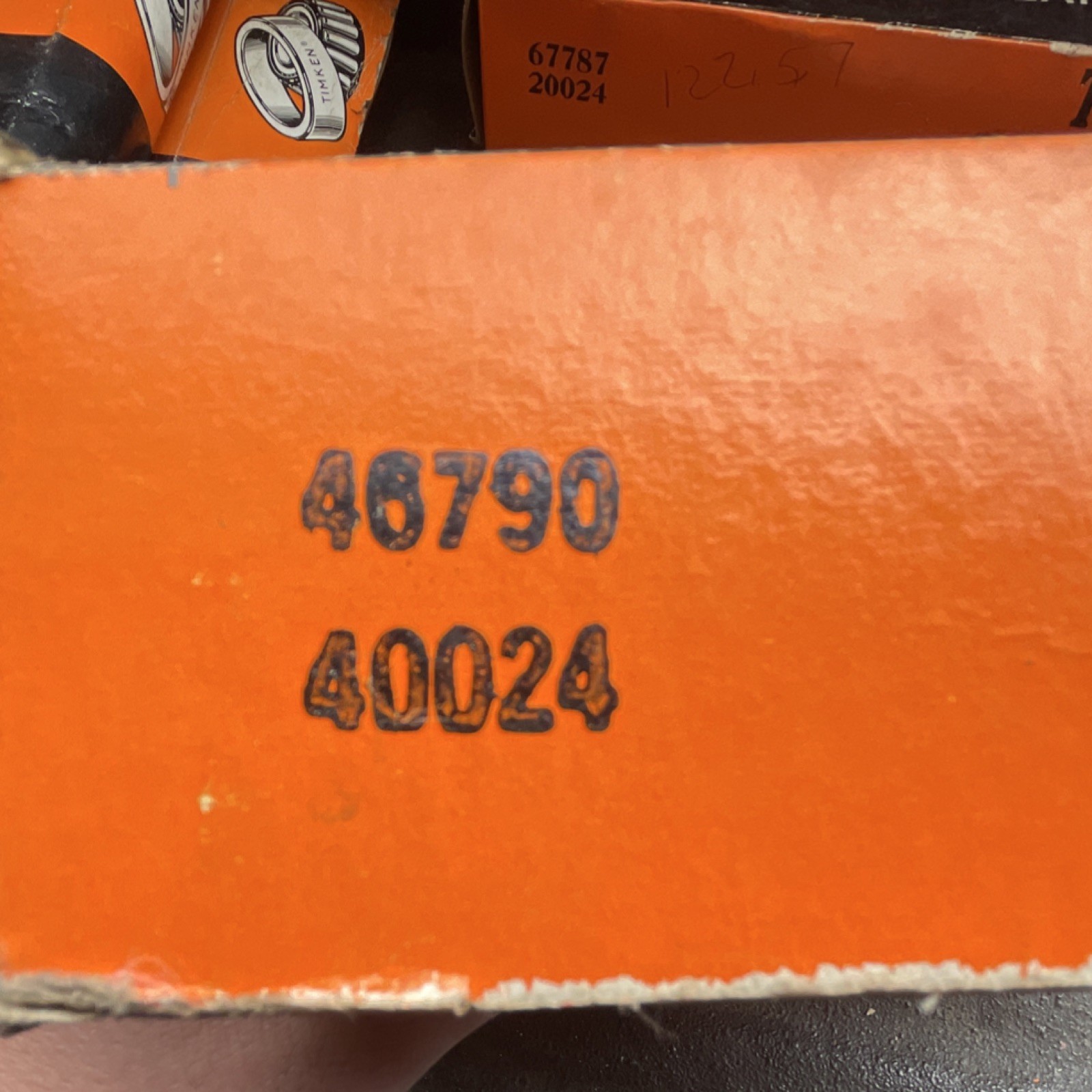 Timken Tapered Roller Bearing 46790 40024 MPN 46790 40024 Model 46790 40024