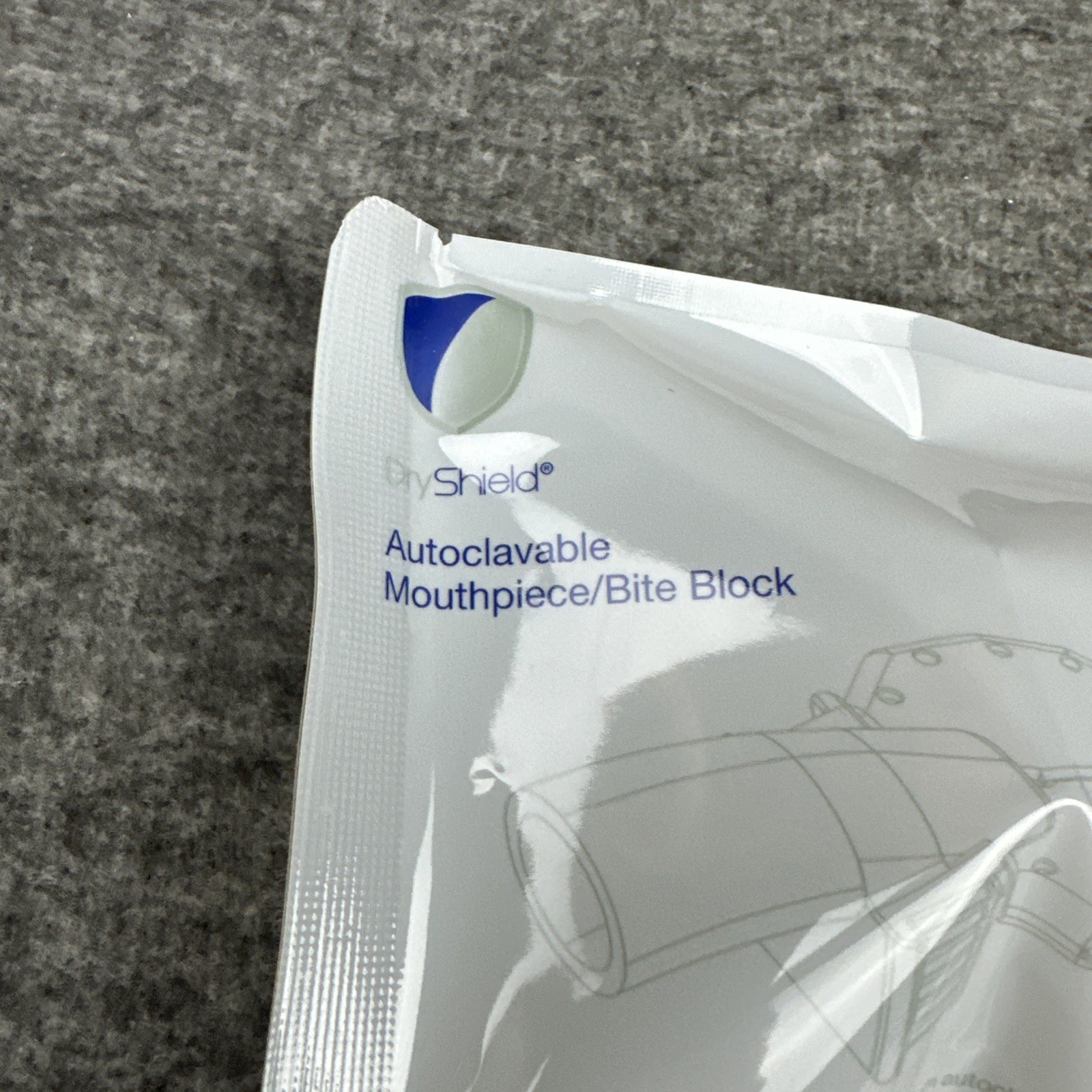 4 Pack Solmetex DS-MPS-003 DryShield Dental Mouthpiece Autoclavable SMALL