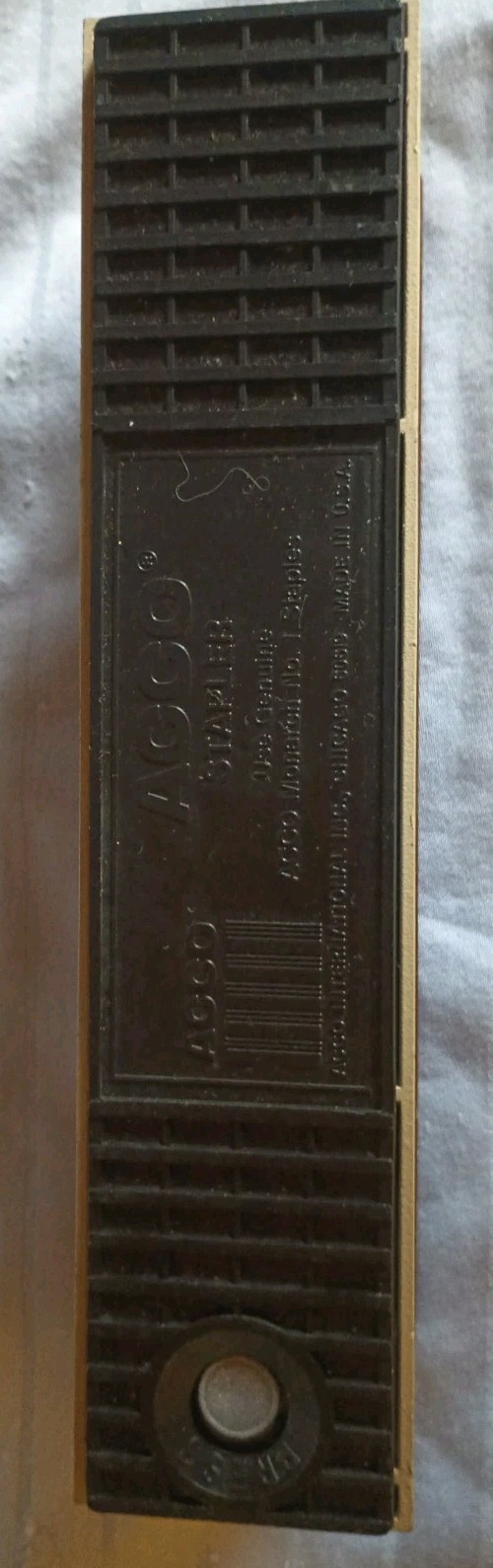Vintage Acco 30 Stapler Brown & Beige Heavy Duty Metal Made in Chicago, USA 7″