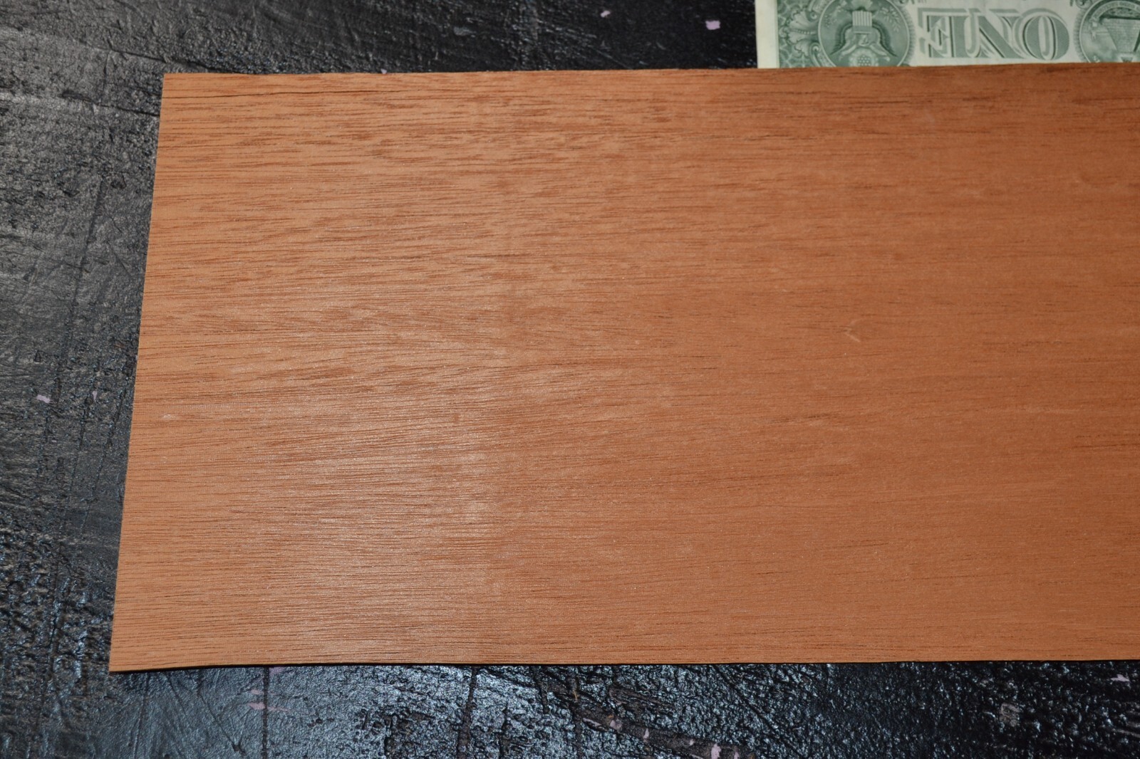 Mahogany Raw Wood Veneer Sheet 7 x 20 inches 1/42nd L4665-40