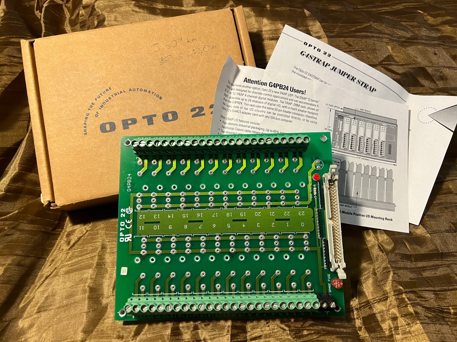 NEW IN OPEN BOX OPTO 22 G4PB24 I/O RACK BOARD 24 CHANNEL