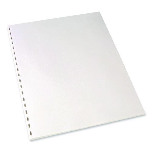GBC CombBind Pre-Punched Paper, 19-Hole, 92 Bright, 8.5 x 11, Unruled, 500/Ream