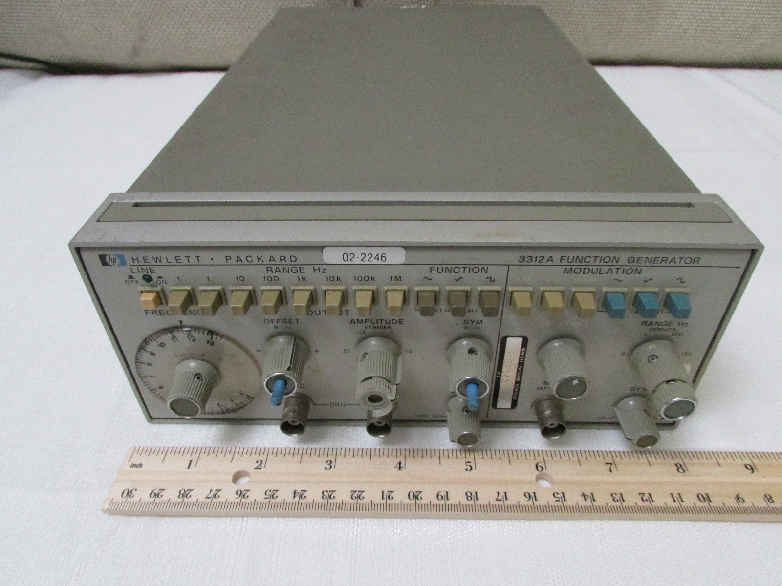 Hewlett Packard 3312A Function Generator Ex-HP Property