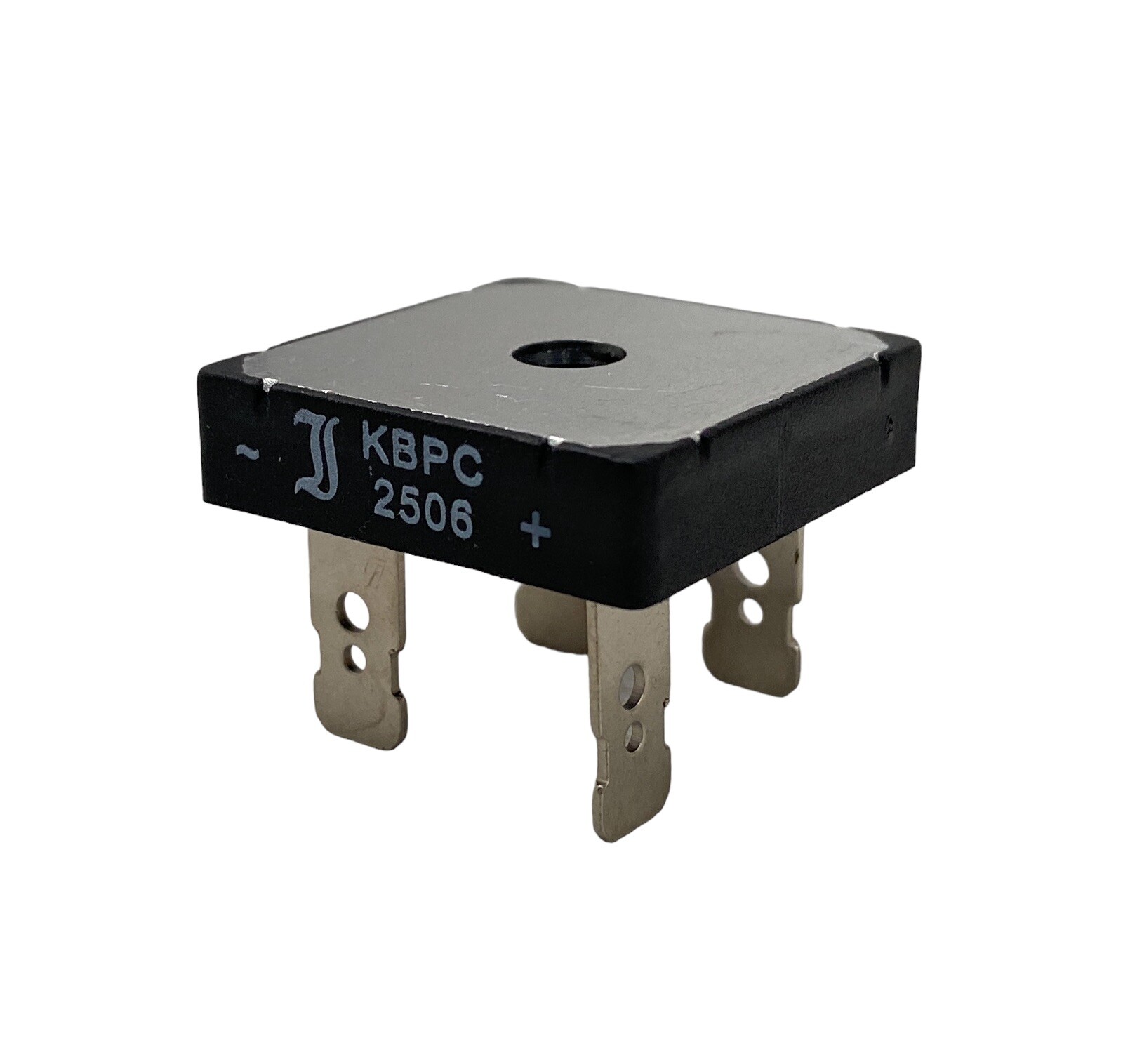 ☀️KBPC2506 Panel Mount Bridge Rectifier, Single Phase 600 V, 25 A, 4 Pins, 1.2 V
