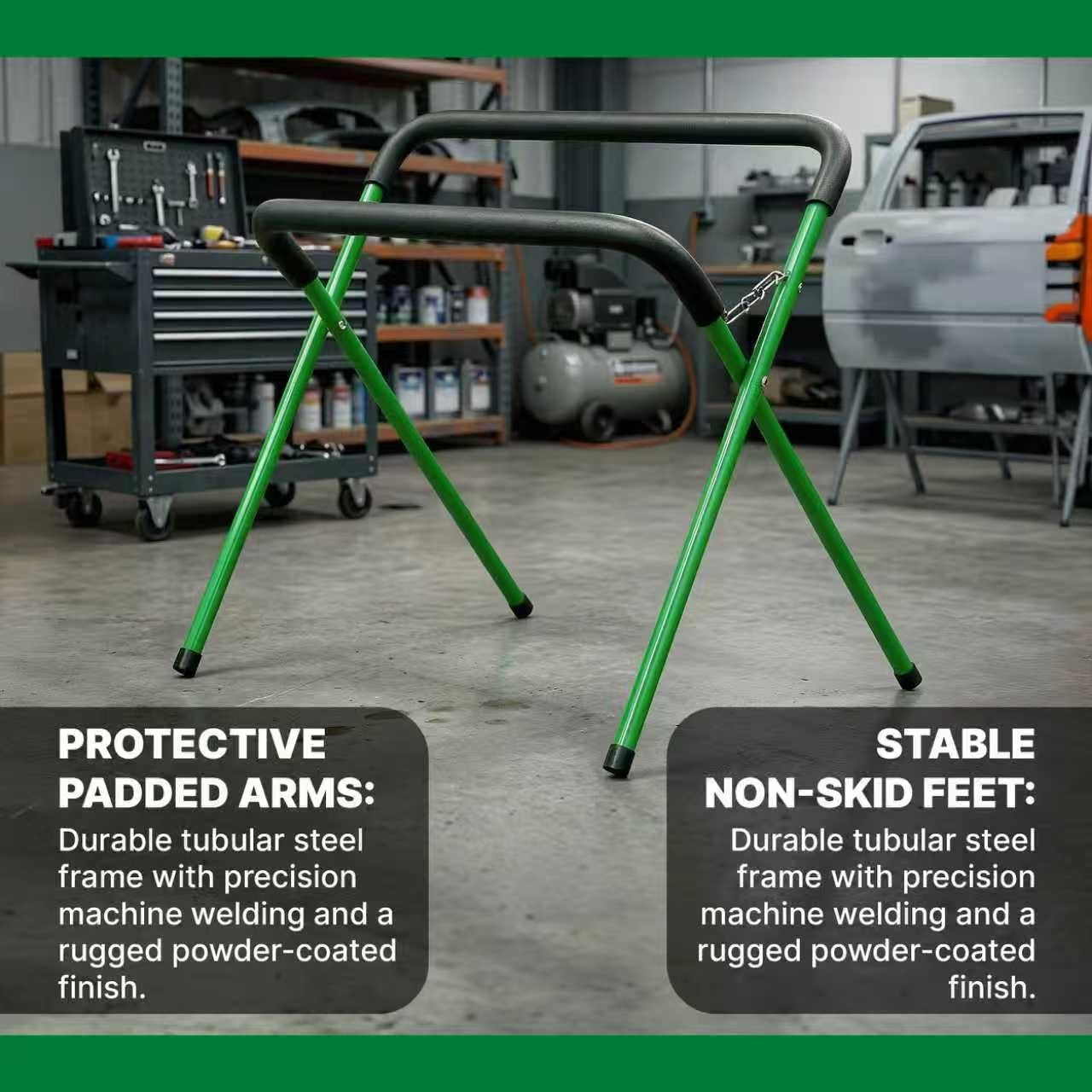 LAUCO Portable Workbench Folding Stand, 500 Pound Capacity Foldable Portable