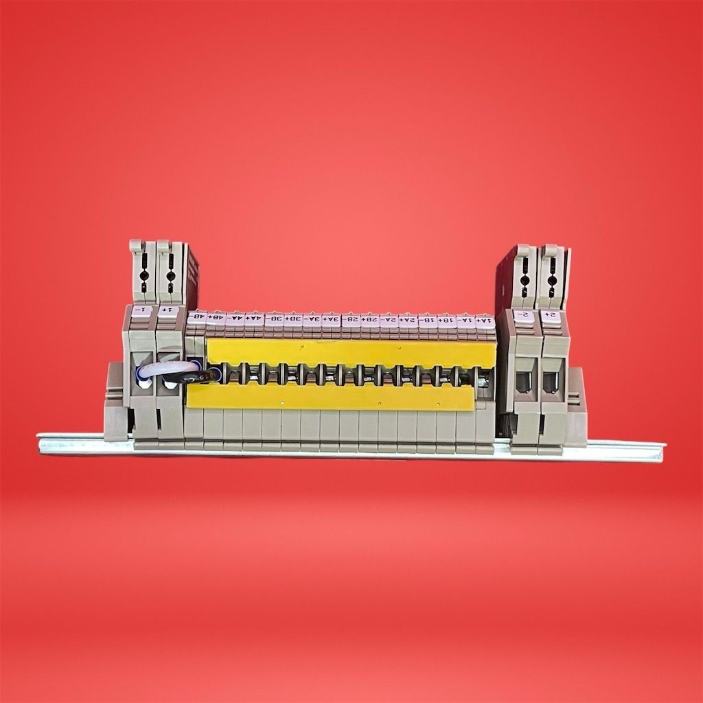 Lot of 5 Comprehensive 336A4940FYG1 DIN Rail Terminal Block Kit Set with Rail