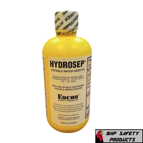 Hydrosep Water Treatment Additive for Eyewash Stations – One 8oz Bottle