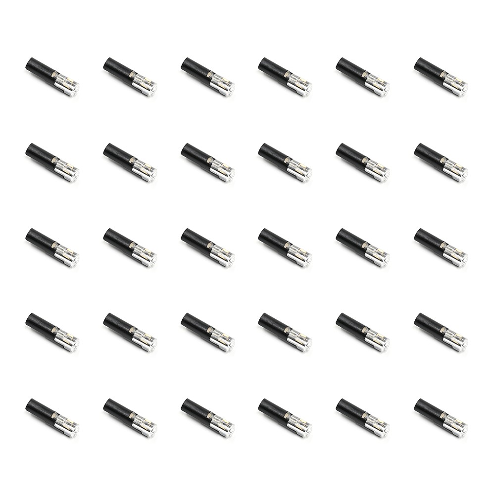 30pcs Double-Wire Plug-in Connector, Cable Clamp with Locking Buckle, AWG 18-22