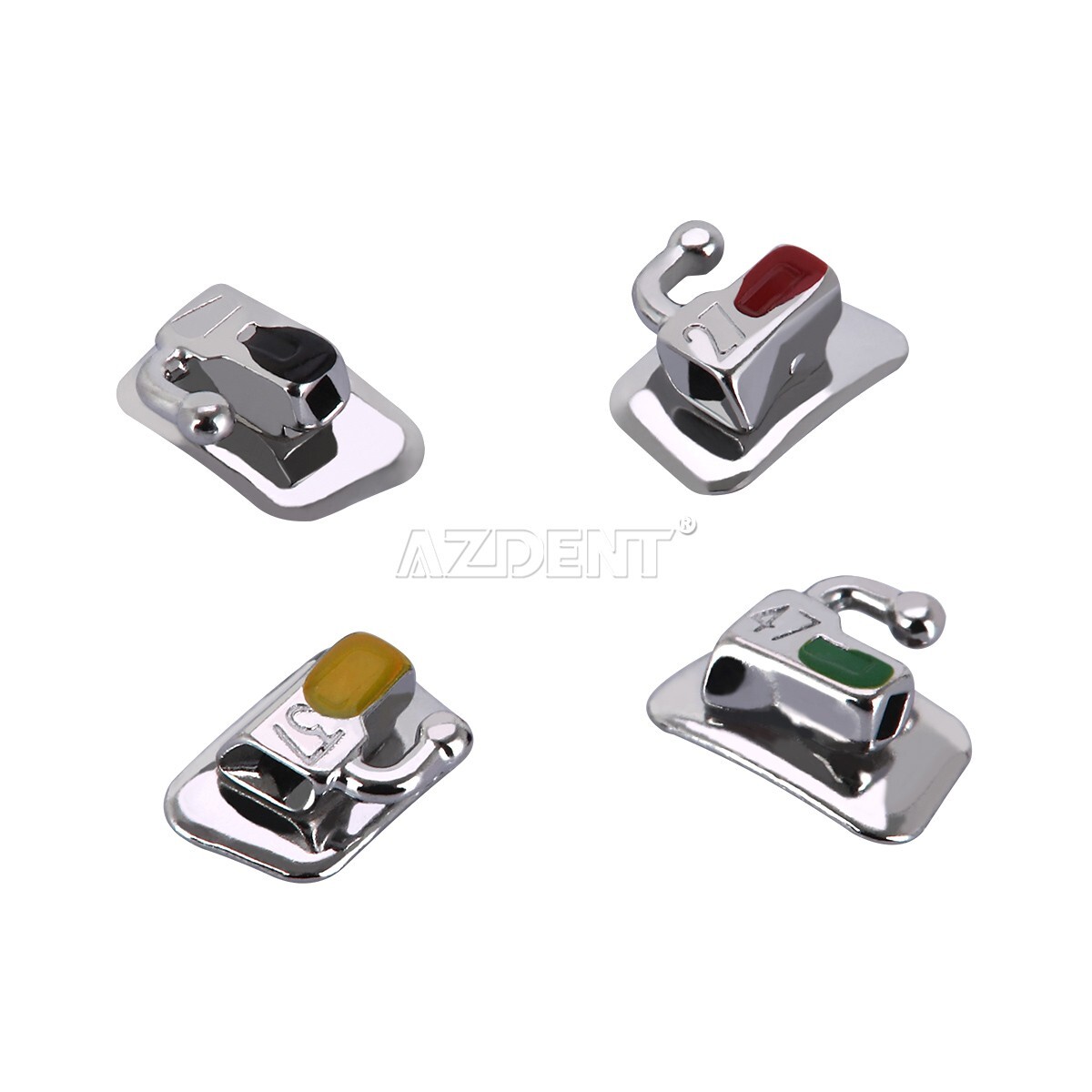 AZDENT Dental Ortho Bondable Buccal Tube 2nd Molar Roth/MBT 022 Non-Convertible