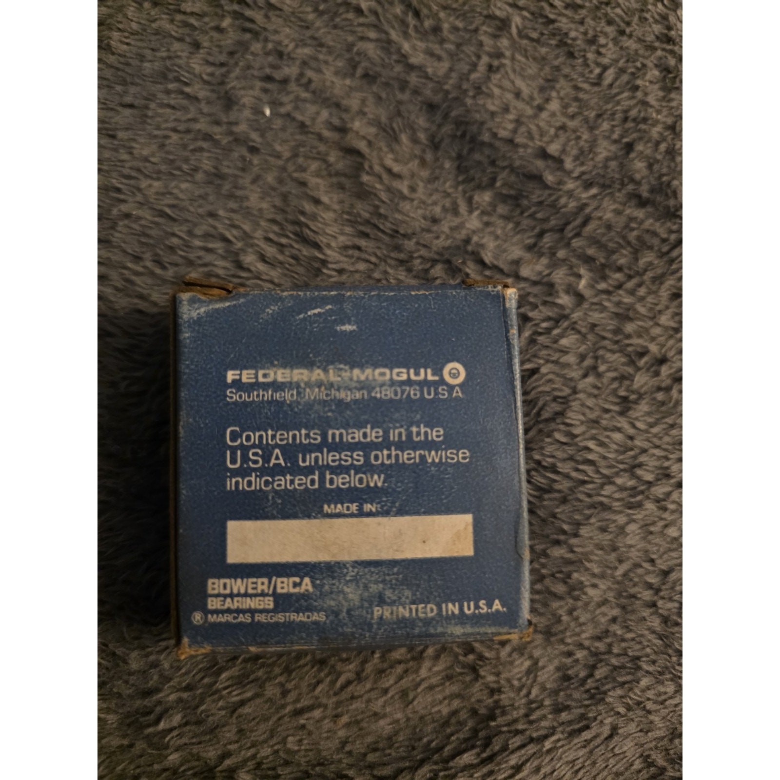 Vintage Bower BCA A-2 Bearing Federal-Mogul NEW OLD STOCK Original Box USA