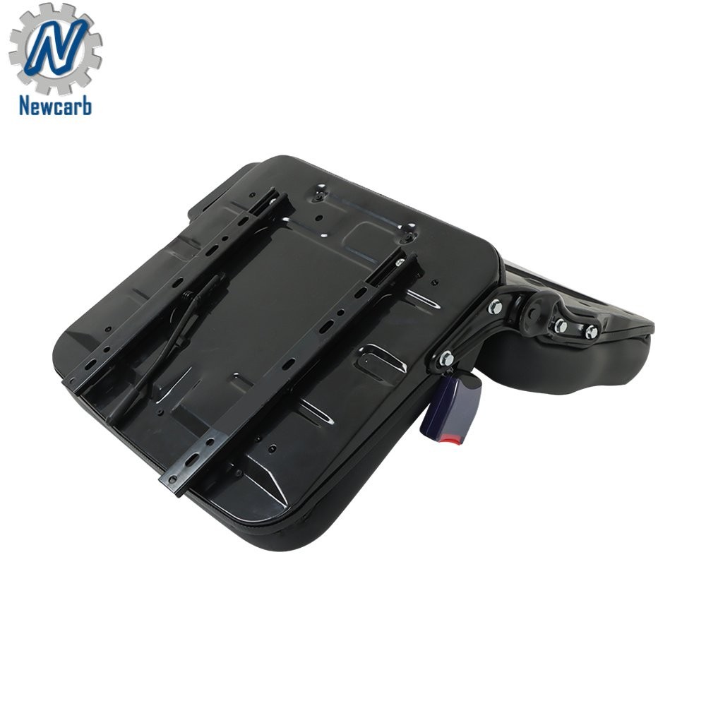 Forklift Seat Fold Down Tractor Seat Universal Adjustable Back & Seatbelt Switch
