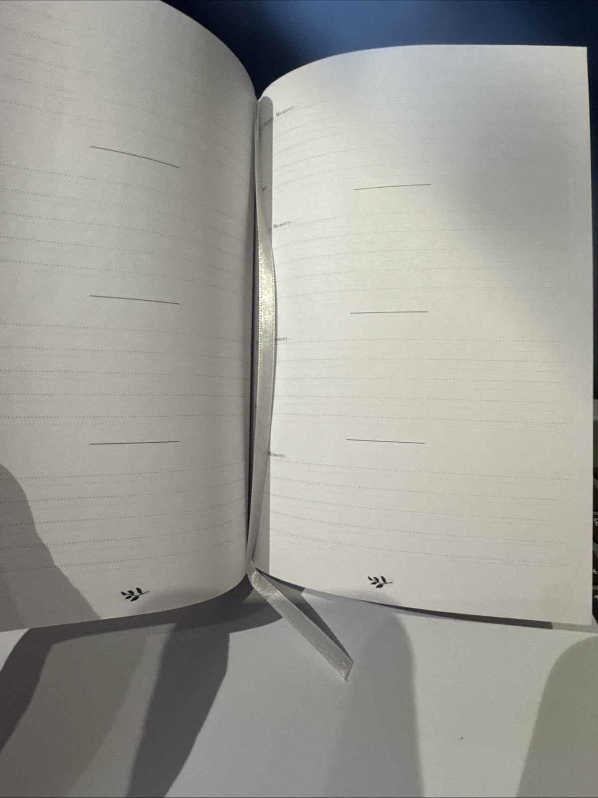 White the Memory Book Journal/128 Sheets/5.81 x 8.31″